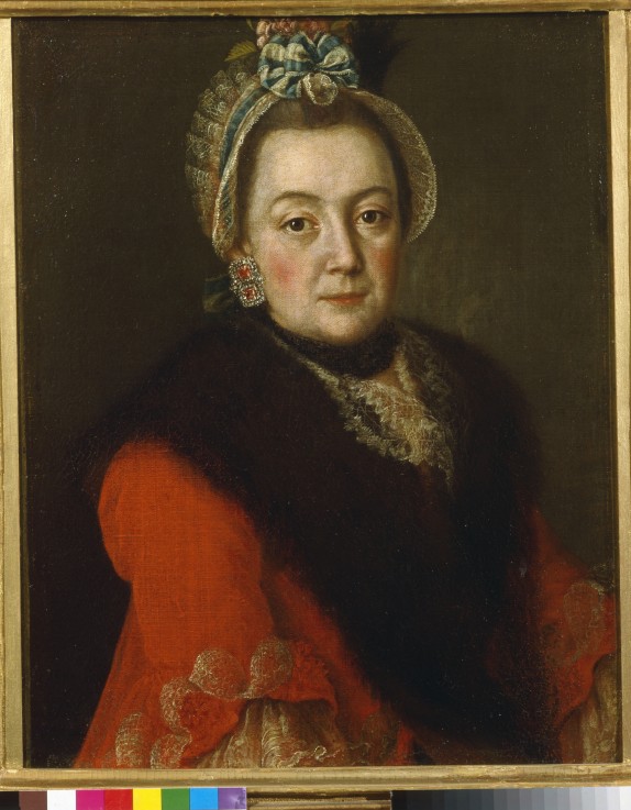 Portrait of Anna Ivanovna Kolycheva from Alexej Petrowitsch Antropow