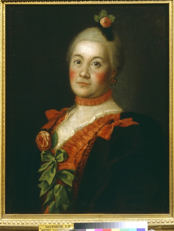 Portrait of Countess Tatyana Alexeyevna Trubetskaya from Alexej Petrowitsch Antropow
