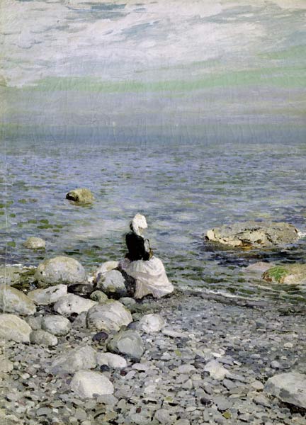 On the Shore of the Black Sea from Alexejew. Konstantin Korovin