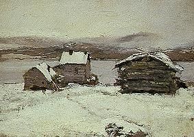 Winter in Lappland. from Alexejew. Konstantin Korovin