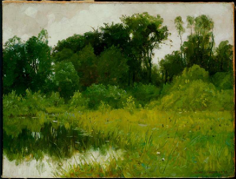 After Rain, on Minnehaha Creek, 1897 (oil on canvas) from Alexis Jean Fournier