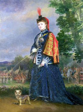 Hortense Schneider (1833-1920) in the role of the Grand Duchess in 'La Grande Duchesse de Gerolstein
