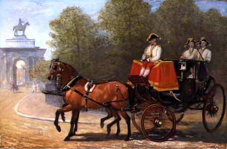 Returning from Her Majesty's Drawing Room, Hyde Park Corner from Alfred Corbould