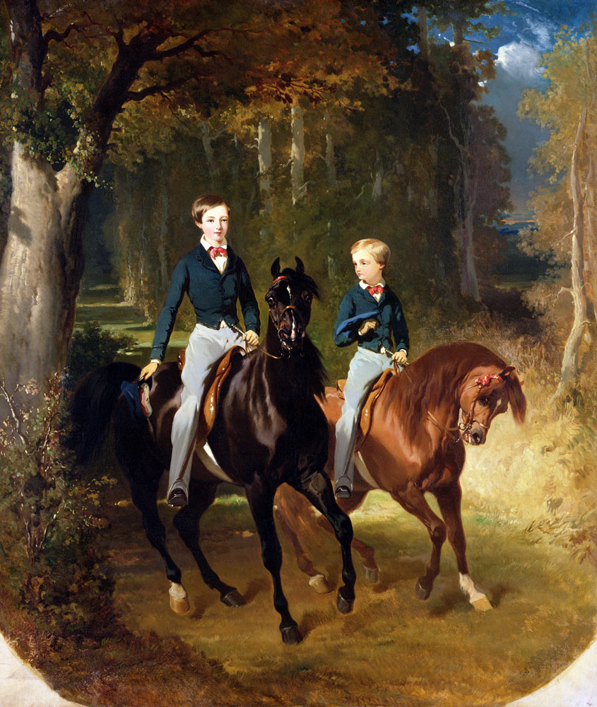 Louis-Philippe d'Orleans (1838-94) Comte de Paris and his Brother, Robert d'Orleans (1840-1910) Duc from Alfred Dedreux
