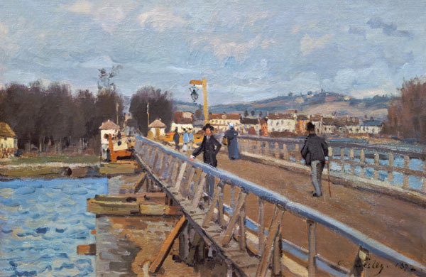 Holzbrücke in Argenteuil from Alfred Sisley