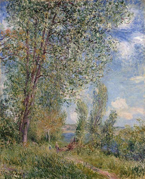 Blast of wind. May Morning from Alfred Sisley