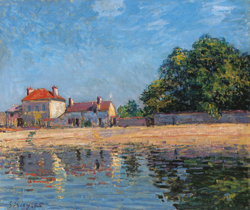 Am Ufer des Loing, Saint-Mammes from Alfred Sisley