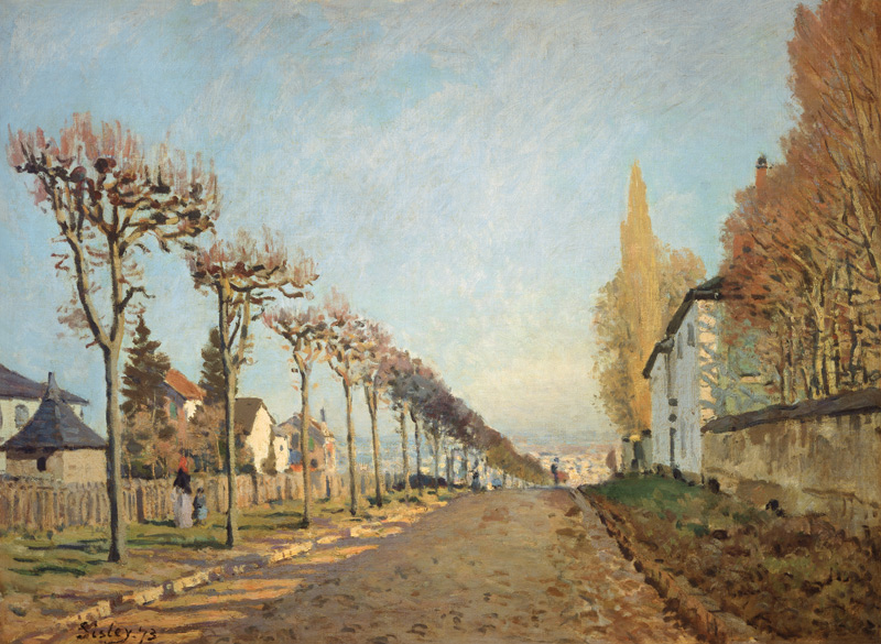 Chemin de la Machine (oder: La route du chemin de Sèvres) from Alfred Sisley