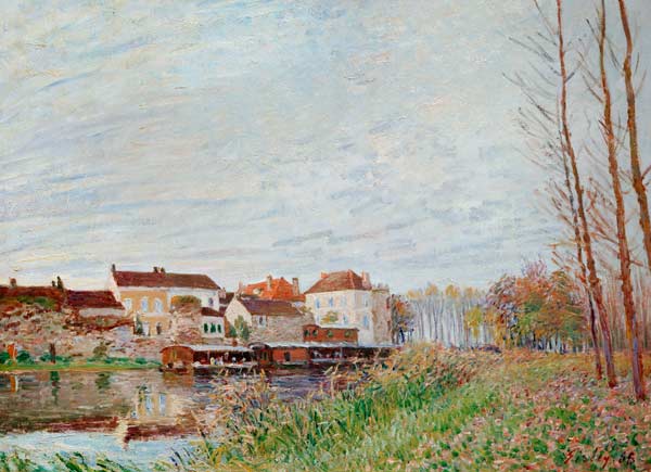 Sisley / Evening in Moret / 1888 from Alfred Sisley