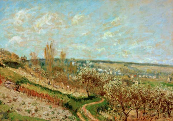 A.Sisley, Frühling in St.Germain-en-Laye from Alfred Sisley