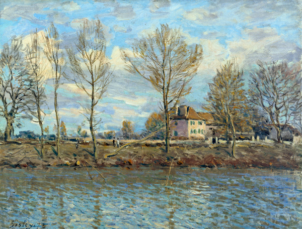 L''Ile de la Grande Jatte, Neuilly-sur-Seine from Alfred Sisley