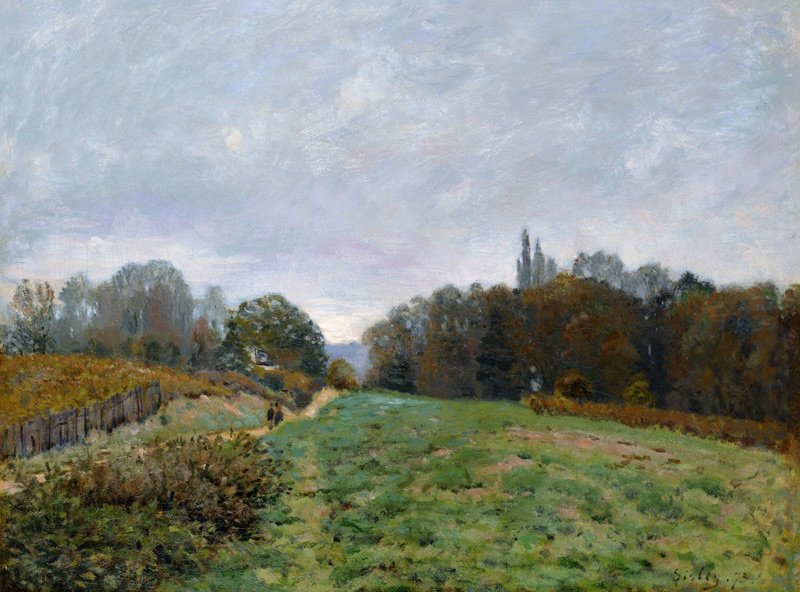 Landscape at Louveciennes from Alfred Sisley