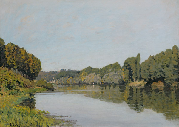 The Seine at Bougival from Alfred Sisley