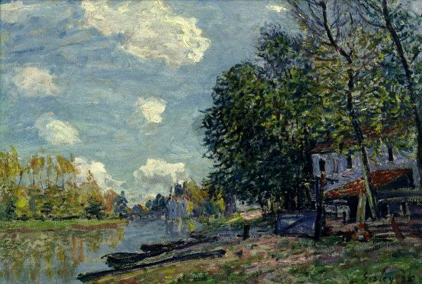 Alfred Sisley / Bank of Loing River from Alfred Sisley