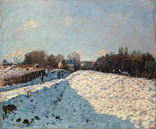 Effet de neige à Louveciennes from Alfred Sisley