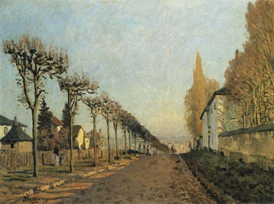 Chemin de la Machine (oder: La route du chemin de Sèvres) from Alfred Sisley
