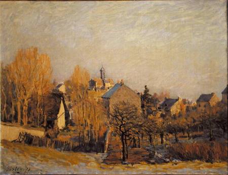 Frosty Morning in Louveciennes from Alfred Sisley