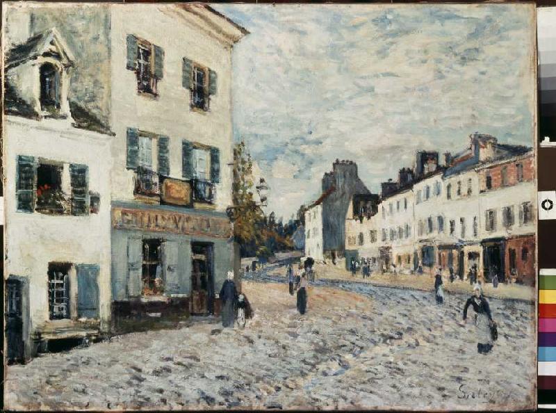 Marktplatz in Marly. from Alfred Sisley
