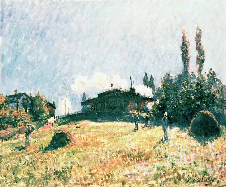 The Station at Sevres from Alfred Sisley