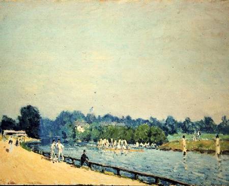 The Road to Hampton Court from Alfred Sisley