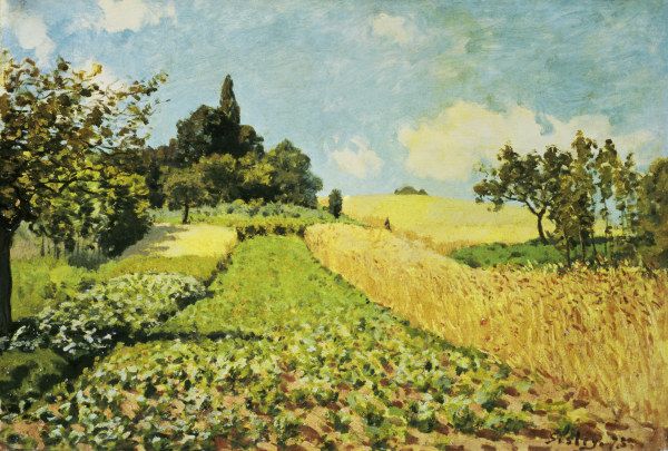 Sisley / Wheat field / 1873 (?) from Alfred Sisley