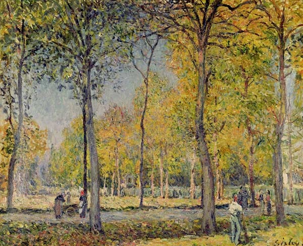 The Bois de Boulogne from Alfred Sisley