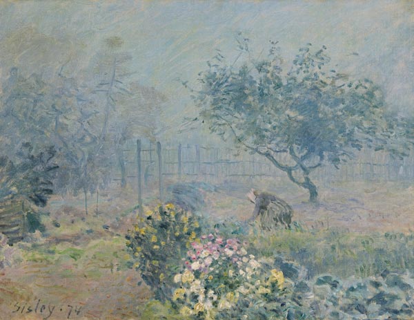 The Fog, Voisins from Alfred Sisley