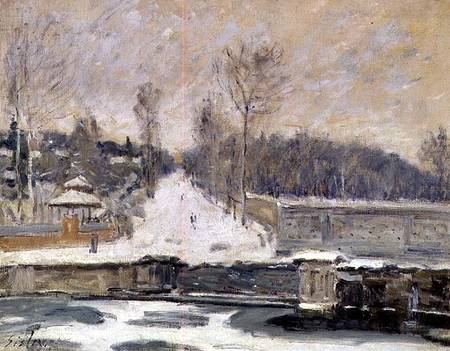The Watering Place at Marly-le-Roi from Alfred Sisley