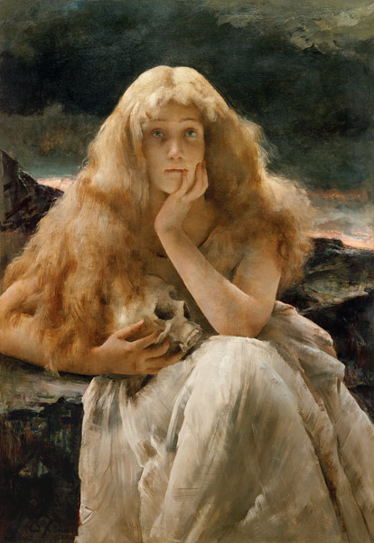 Maria Magdalena from Alfred Stevens