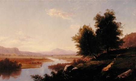 Saco River / Mount Washington from Alfred Thompson Bricher
