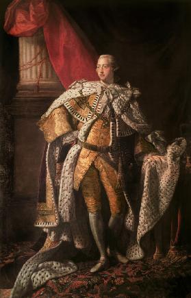 Portrait of the King George III of the United Kingdom (1738-1820) in his Coronation Robes