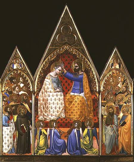 Coronation of the Virgin from Allegretto Nuzi