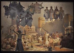 The Introduction of the Slavonic Liturgy (The cycle The Slav Epic)