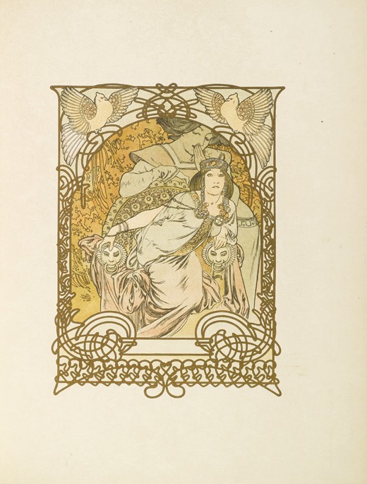 Ilsée, Princesse de Tripoli by Robert de Flers from Alphonse Mucha
