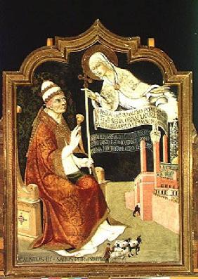 The Apparition of the Virgin to Pope Calixtus III (1378-1458)