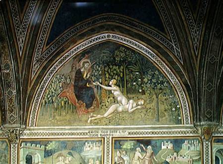 The Creation of Eve from also Manfredi de Battilori Bartolo di Fredi