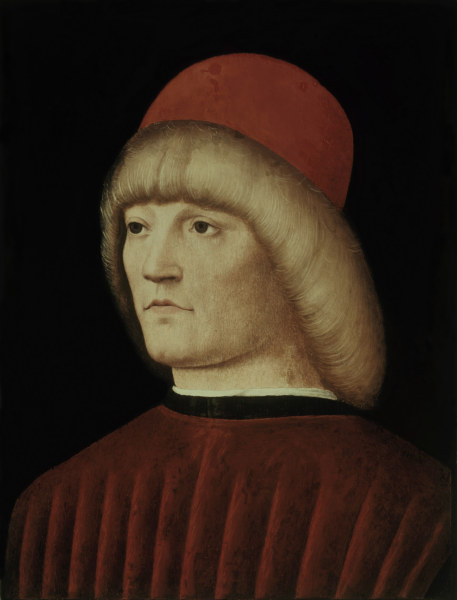 Vivarini / Young Man / Portrait / 1480 from Alvise Vivarini