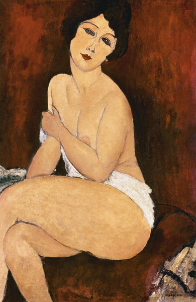 Sitzender weiblicher Akt from Amadeo Modigliani