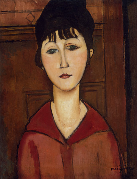 Head of A Young Girl from Amadeo Modigliani