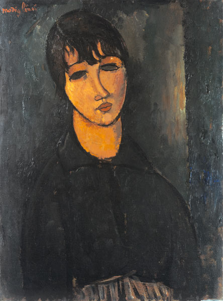 Bildnis eines Dienstmädchens. from Amadeo Modigliani