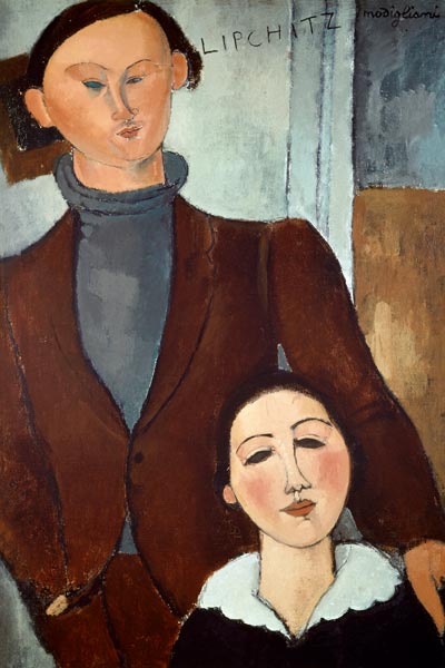Jacques Lipschitz und seine Frau. from Amadeo Modigliani