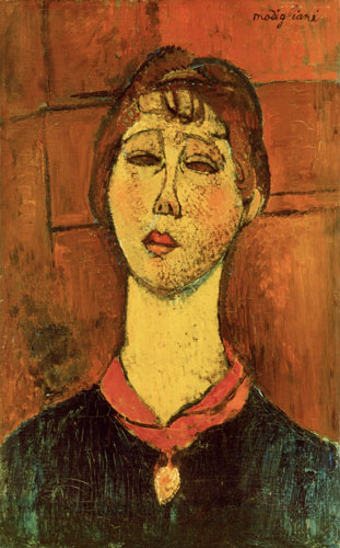 Bildnis der Mme Blanche Dorivale from Amadeo Modigliani
