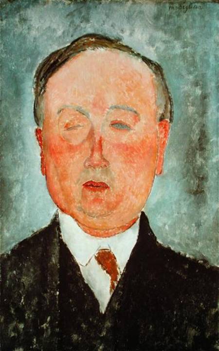 The Man with the Monocle, said to be Bidou from Amadeo Modigliani