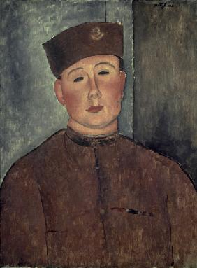 Modigliani / The Zouave / Painting, 1918