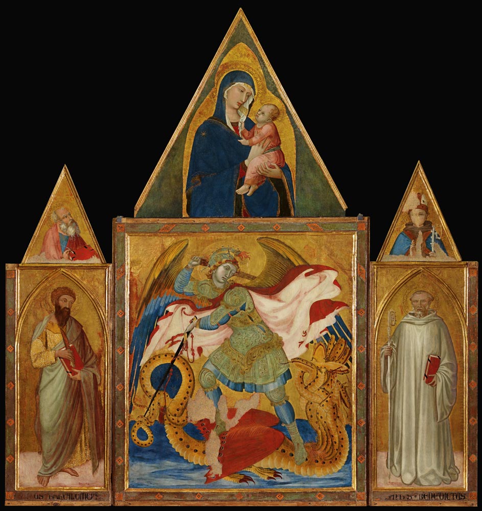 Rofeno Abbey Poliptych from Ambrogio Lorenzetti