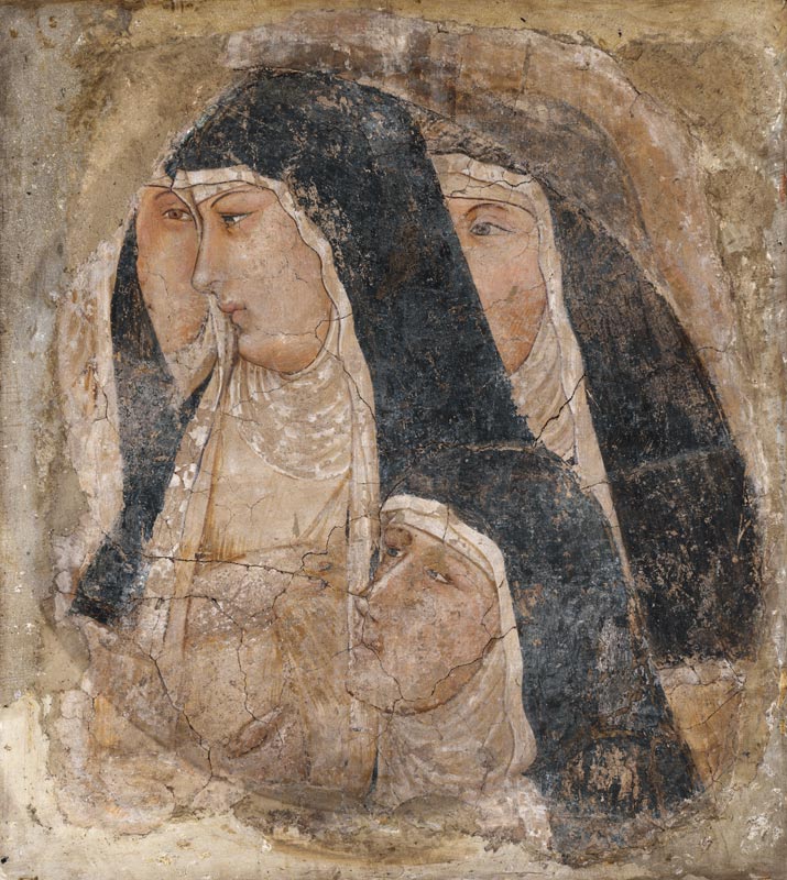 A Group of Four Poor Clares from Ambrogio Lorenzetti