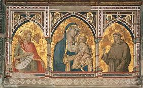 Madonna mit Kind, Johannes d.T. und dem hl. Franziskus