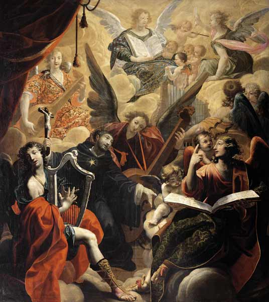St. Nicholas of Tolentino with a Concert of Angels from Ambroise Fredeau