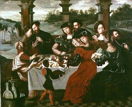 The Concert after the Meal from Ambrosius Benson