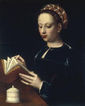 A.Benson, Lesende Maria Magdalena